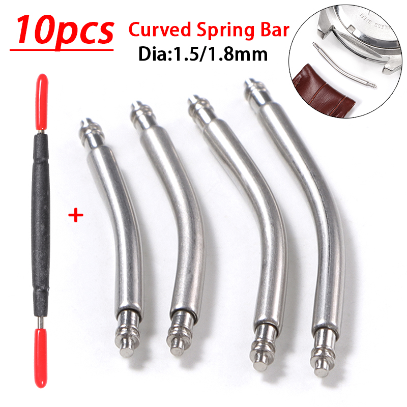 Curved Spring Bar - Gebogen veerstang 18 mm 20 mm