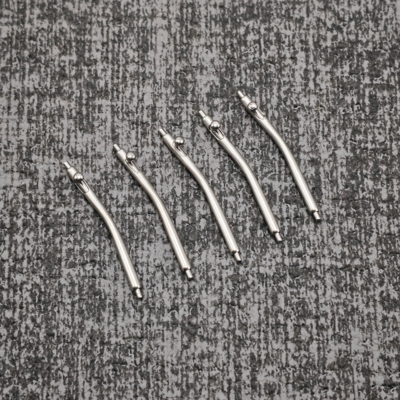 Curved Spring Bar - Horlogebandjes Gebogen Snelspanverbinders Dia 1.8MM Lengte