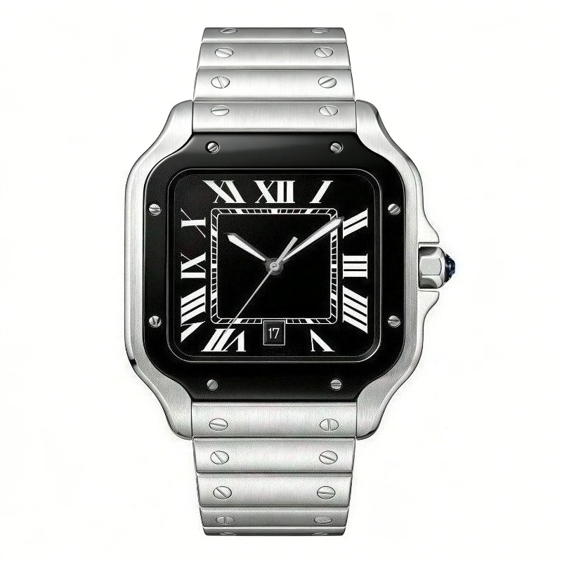Nieuw luxe heren quartzhorloge - Cartier Watch Santos recensie en prijs