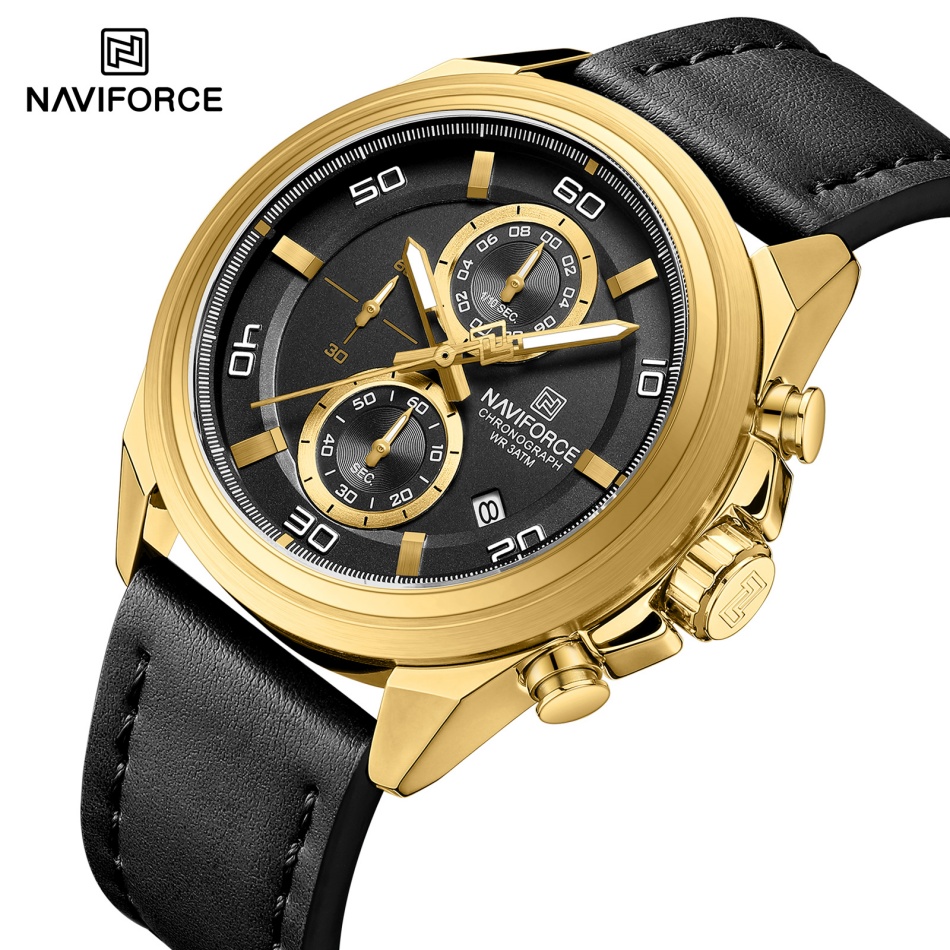 NAVIFORCE Handen Horloges Echt - Leather Watch Band Men recensie en prijs