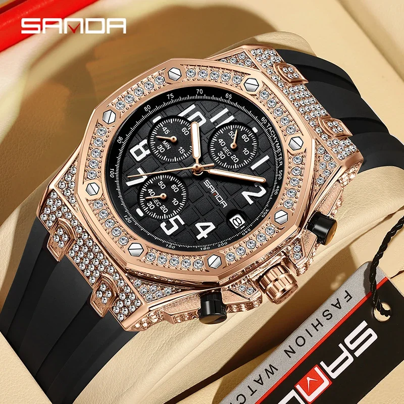 SANDA 7026 Heren Quartz Horlog - Tropic Strap Vintage recensie en prijs
