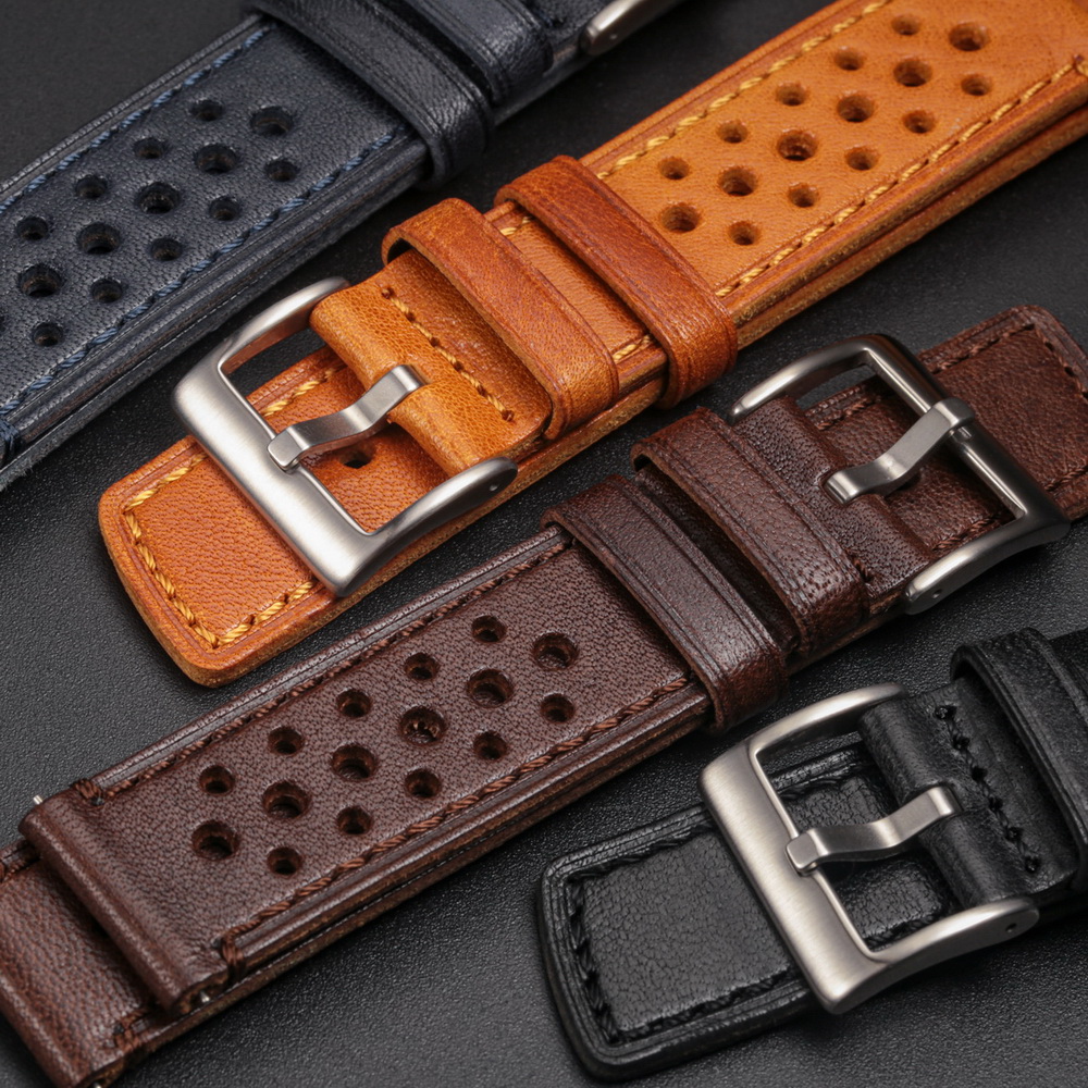 Hemsut koeienhuid horlogeband  - Leather Strap Quick Release recensie en prijs