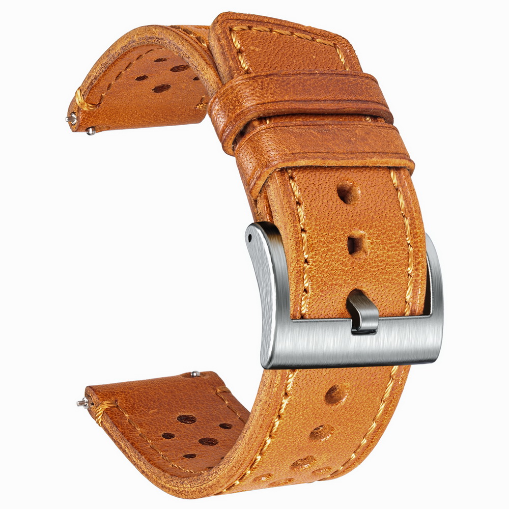 Hemsut koeienhuid horlogeband  - Leather Strap Quick Release recensie en prijs