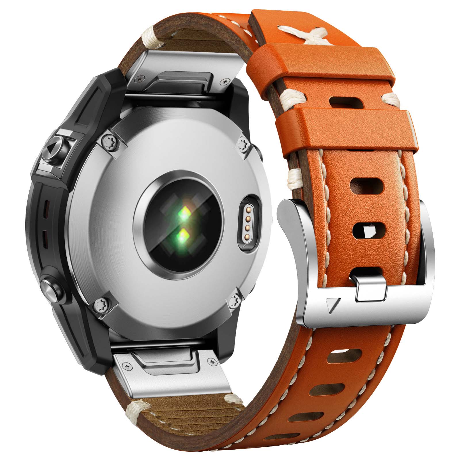 22 26Mm Lederen Band Voor Garm - Leather Strap Quick Release recensie en prijs
