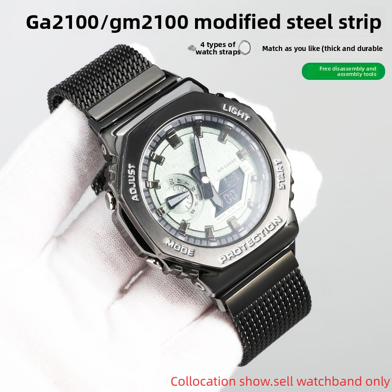 Voor Casio GSHOCK GA-2100 GA-2 - Mesh Strap Metal recensie en prijs
